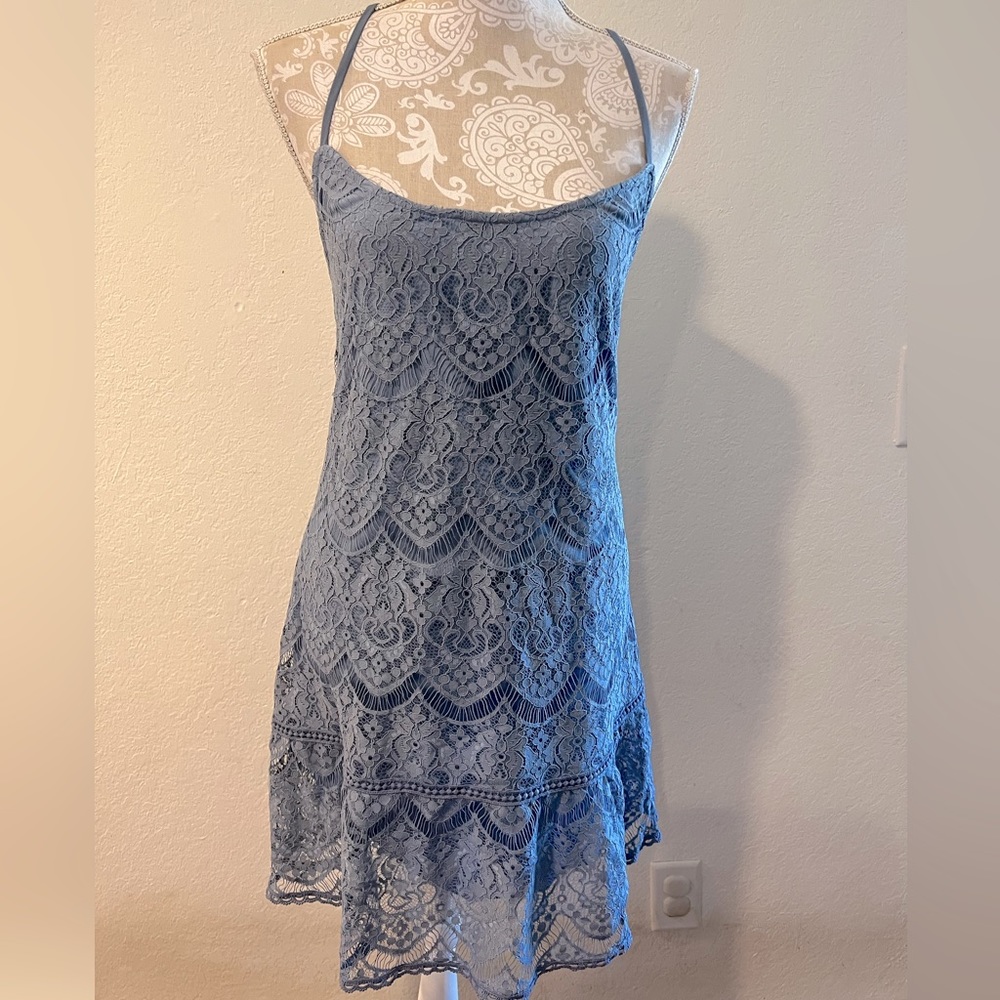 Dusty Blue Summer Dress